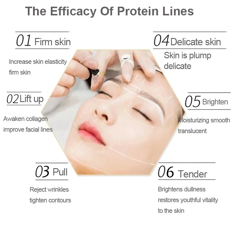 RadiantFirm™ – Fils Collagène-Botox pour une Peau Ferme & Jeune [50 % de Réduction]