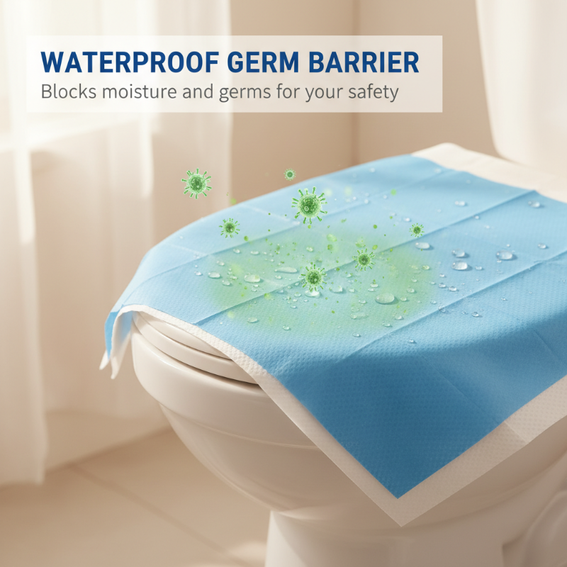 Protection Hygiénique Imperméable pour Abattant de Toilettes Publiques