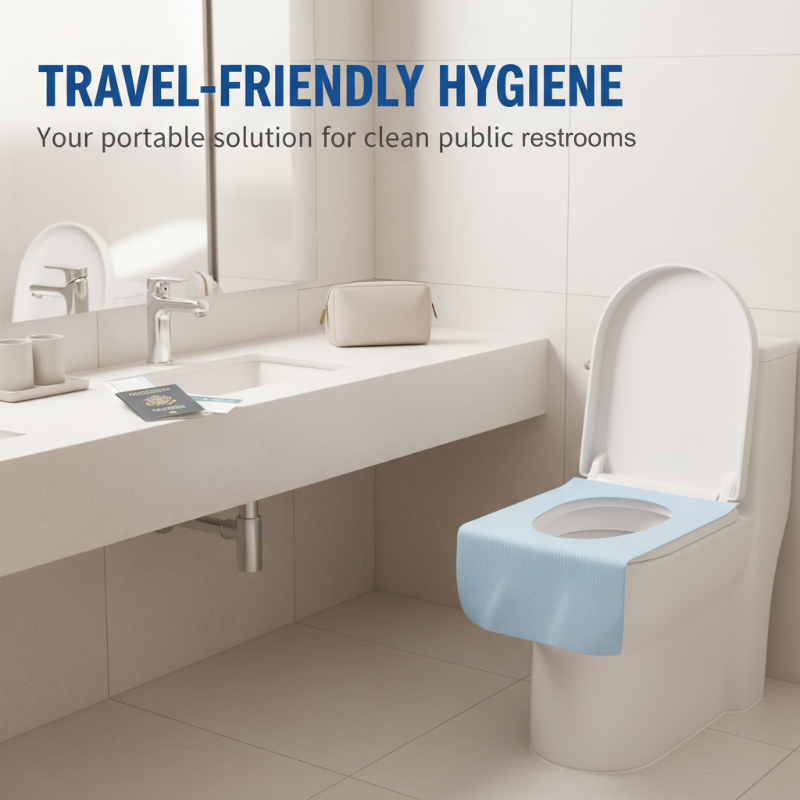 Protection Hygiénique Imperméable pour Abattant de Toilettes Publiques