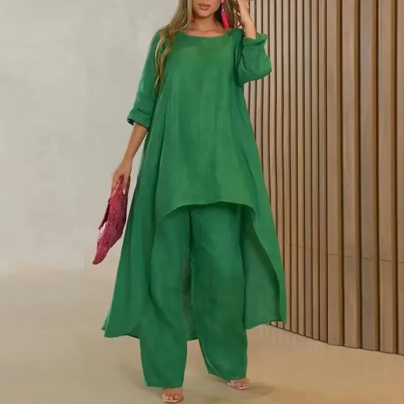 Lily™ – Ensemble en coton et lin [50 % de réduction]