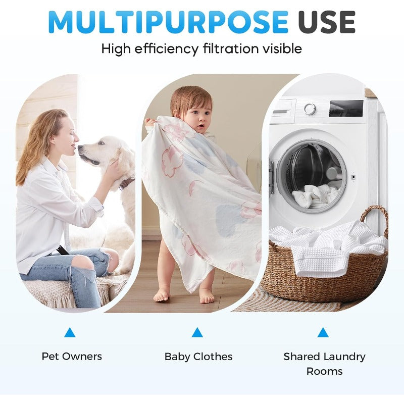 Collecteur de Peluches pour Machine à Laver – Anti-Poils d'Animaux