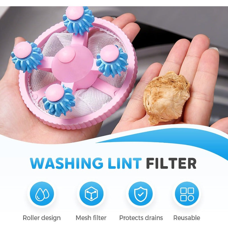 Collecteur de Peluches pour Machine à Laver – Anti-Poils d'Animaux