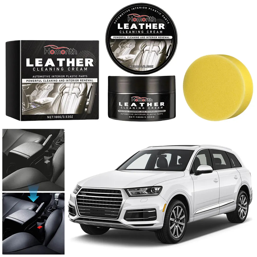 LeatherClean™ – Ravive et protège l’élégance du cuir [1 + 1 Gratuit]