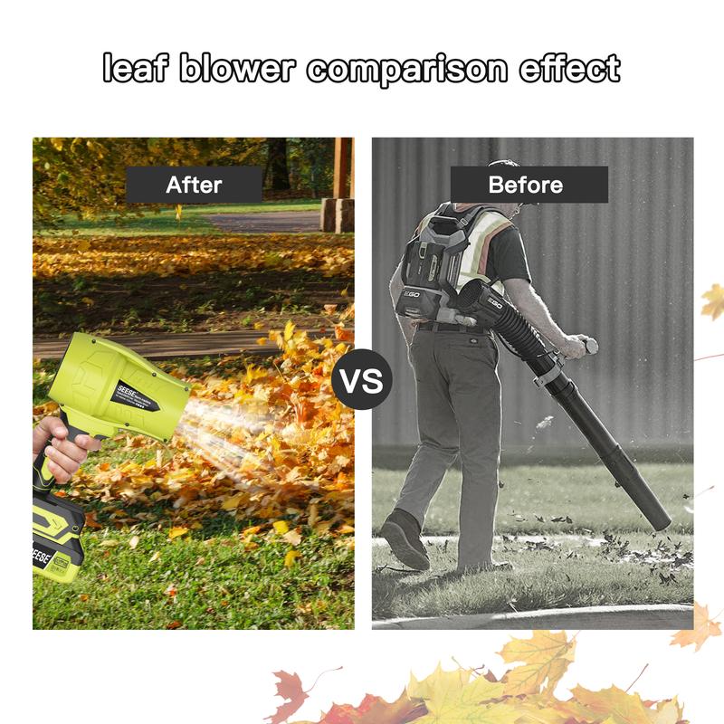 Souffleur de feuilles sans fil 21V – Léger et puissant pour jardin et terrasse