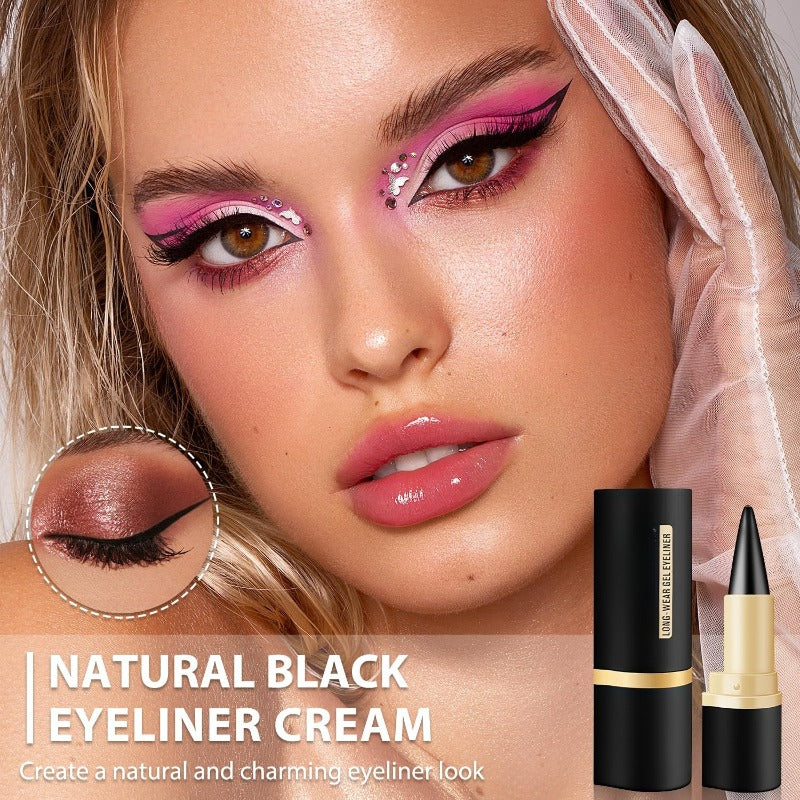 Eyeliner Gel Longue Tenue Résistant à l'Eau – Trait Précis et Intense