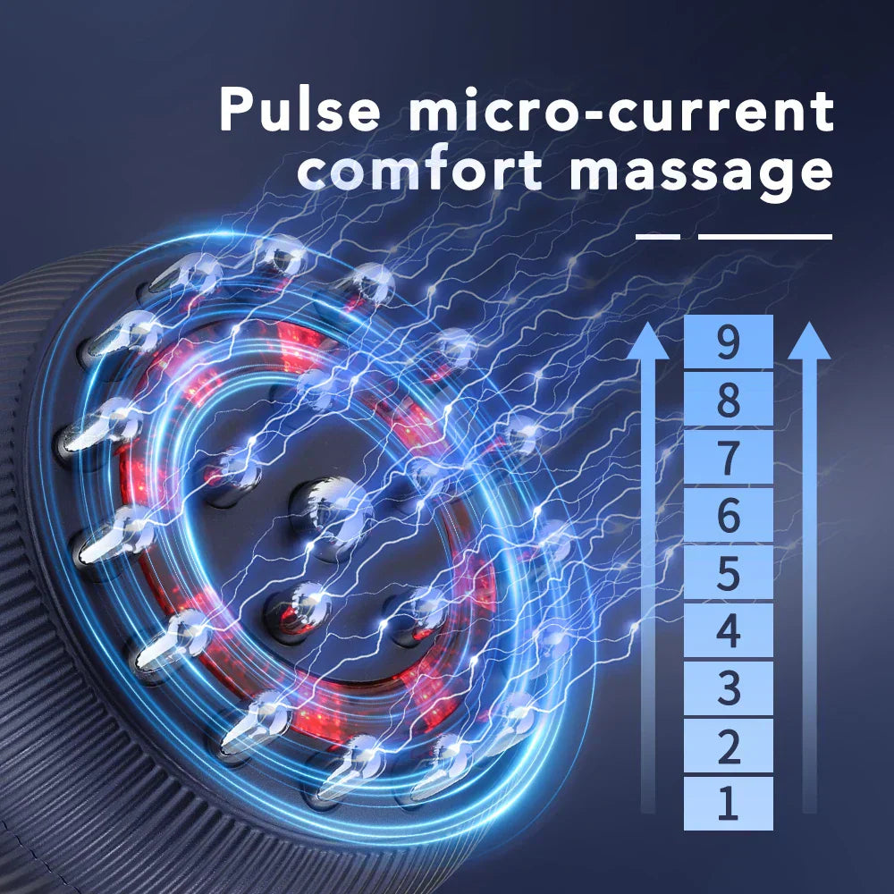 Appareil de Massage Multifonction Chaleur Vibration et Microcourant