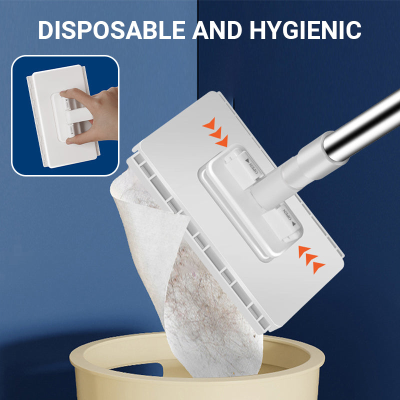 SnapMop™ – Balai dépoussiérant jetable hygiénique avec support à clip pratique [50 % de réduction]