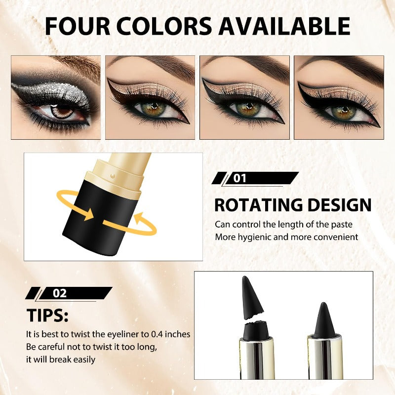 Eyeliner Gel Longue Tenue Résistant à l'Eau – Trait Précis et Intense