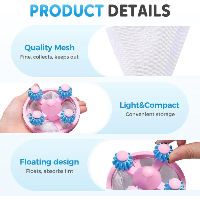 Collecteur de Peluches pour Machine à Laver – Anti-Poils d'Animaux