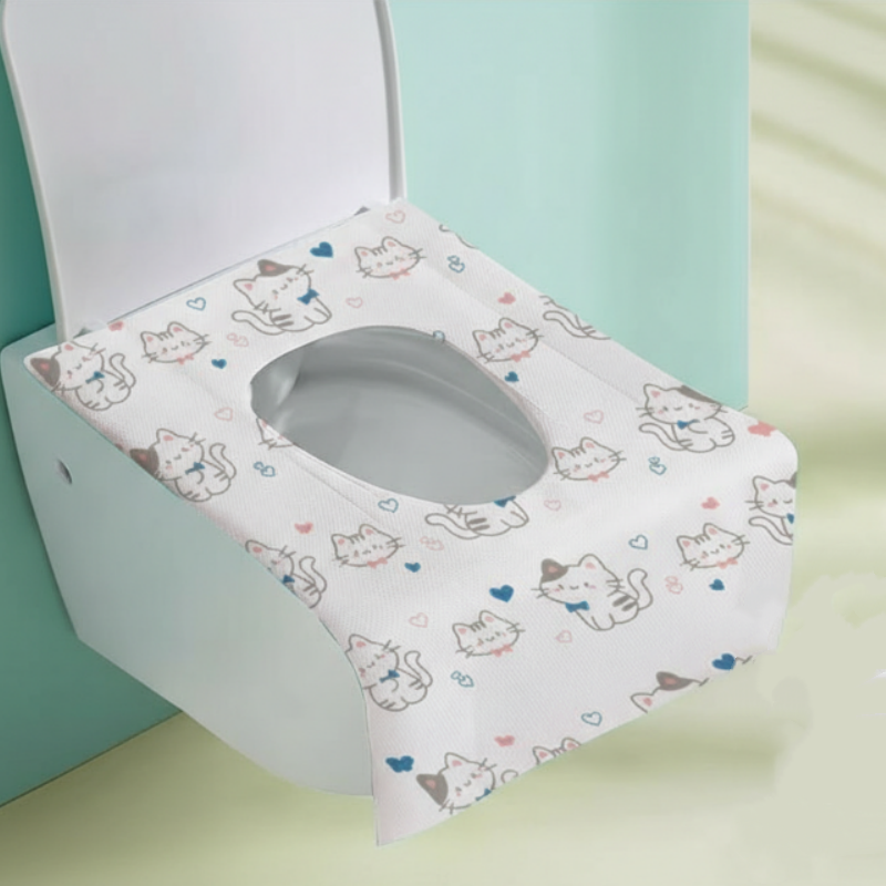 Protection Hygiénique Imperméable pour Abattant de Toilettes Publiques