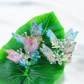 Barrettes Papillon à Ailes Mobiles avec Strass – Lot de 8