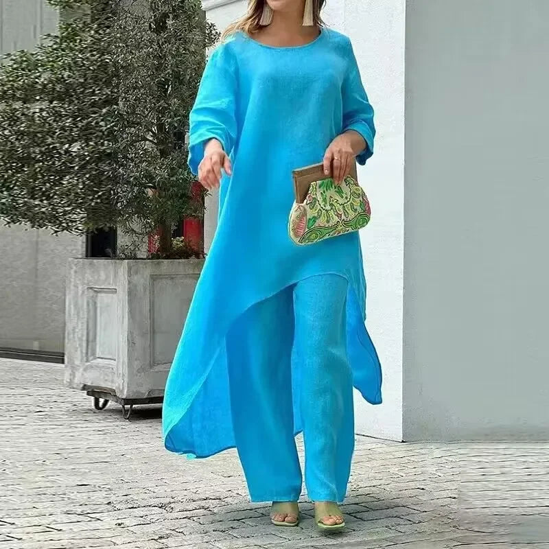 Lily™ – Ensemble en coton et lin [50 % de réduction]