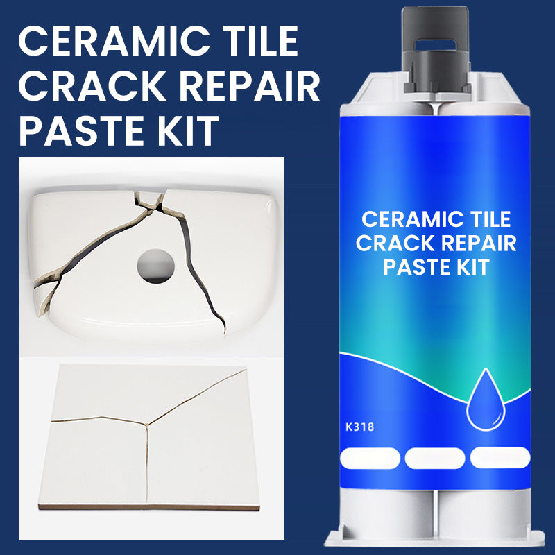 Pâte de Réparation pour Carrelage et Sols – Résine Époxy 2 Tubes