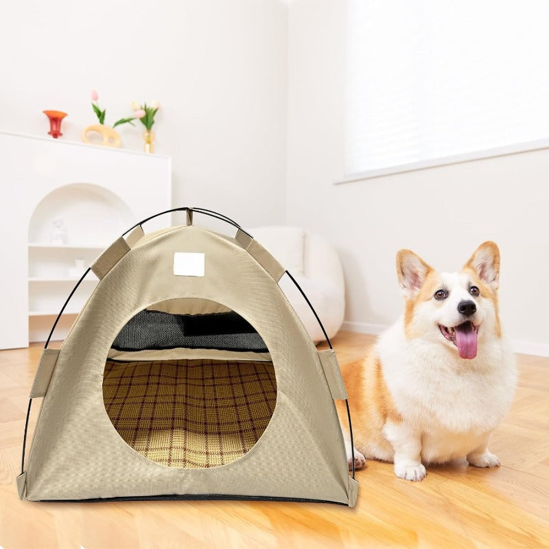 Tente Pliable pour Chat et Petit Chien – Douce, Fermée et Apaisante