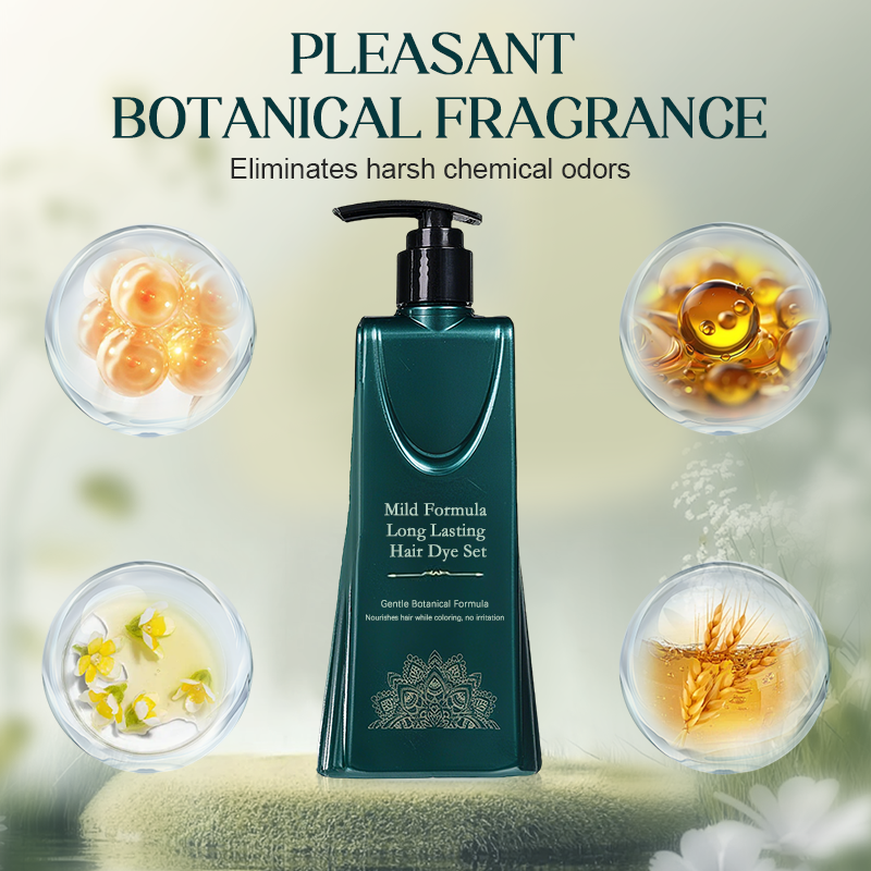 Coloration Capillaire Noire Sans Ammoniaque à Base de Plantes 160 ml