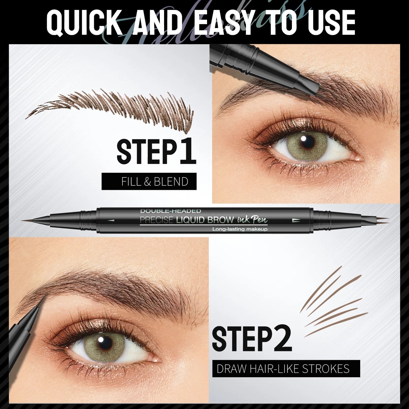 EyebrowPro™ – Ton crayon à sourcils parfait Brow Buddy [1 + 1 Gratuit]