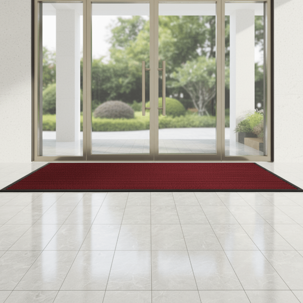 Tapis d'entrée robuste avec dessous antidérapant et fonction anti-salissures