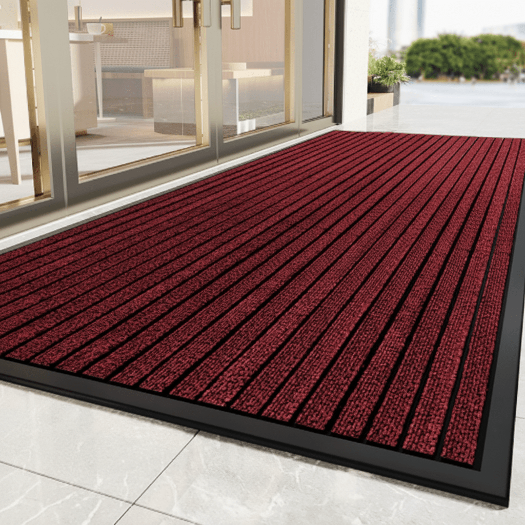 Tapis d'entrée robuste avec dessous antidérapant et fonction anti-salissures