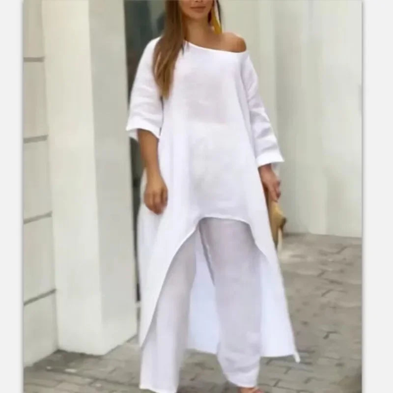 Lily™ – Ensemble en coton et lin [50 % de réduction]