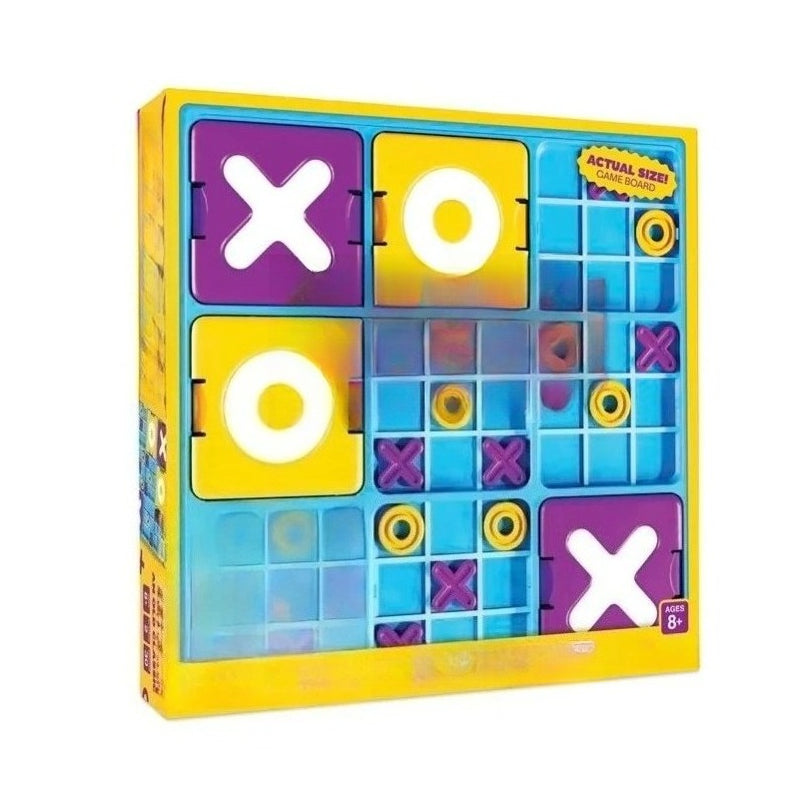 Jeu de Voyage Stratégique Variante Tic-Tac-Toe – 2 Joueurs, Dès 6 Ans