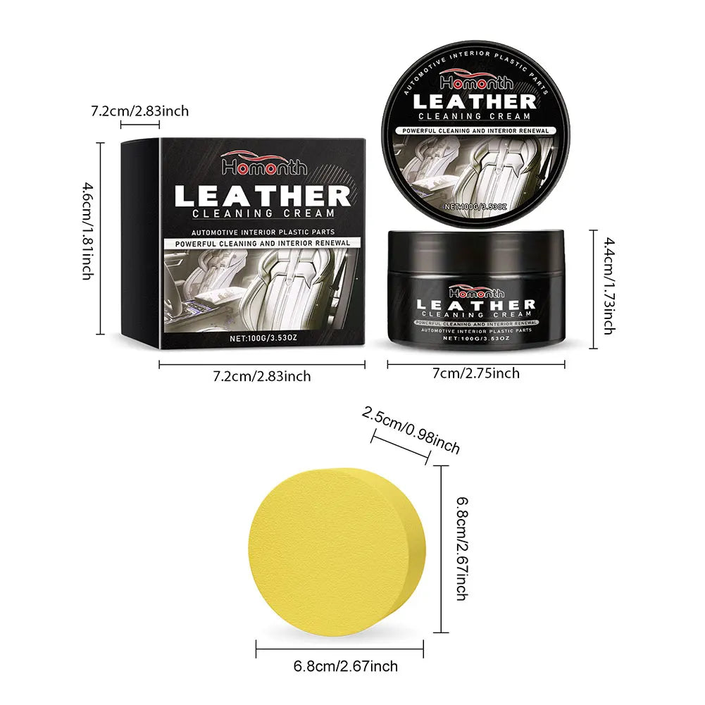 LeatherClean™ – Ravive et protège l’élégance du cuir [1 + 1 Gratuit]