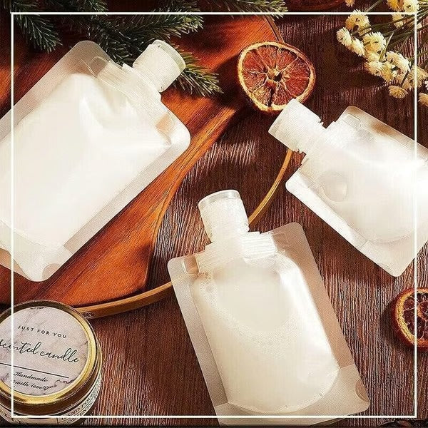 Trousse de Maquillage de Voyage Compacte et Transparente en PVC