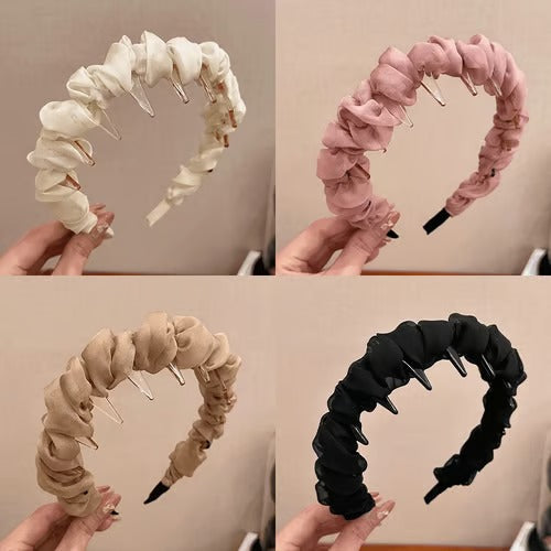 Bandeau Cheveux Rétro avec Maintien Anti-Glisse et Volume Élégant