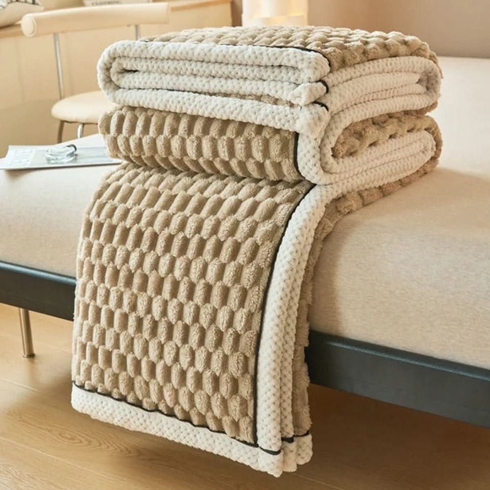 Couverture polaire Sherpa – douce, chaude et polyvalente