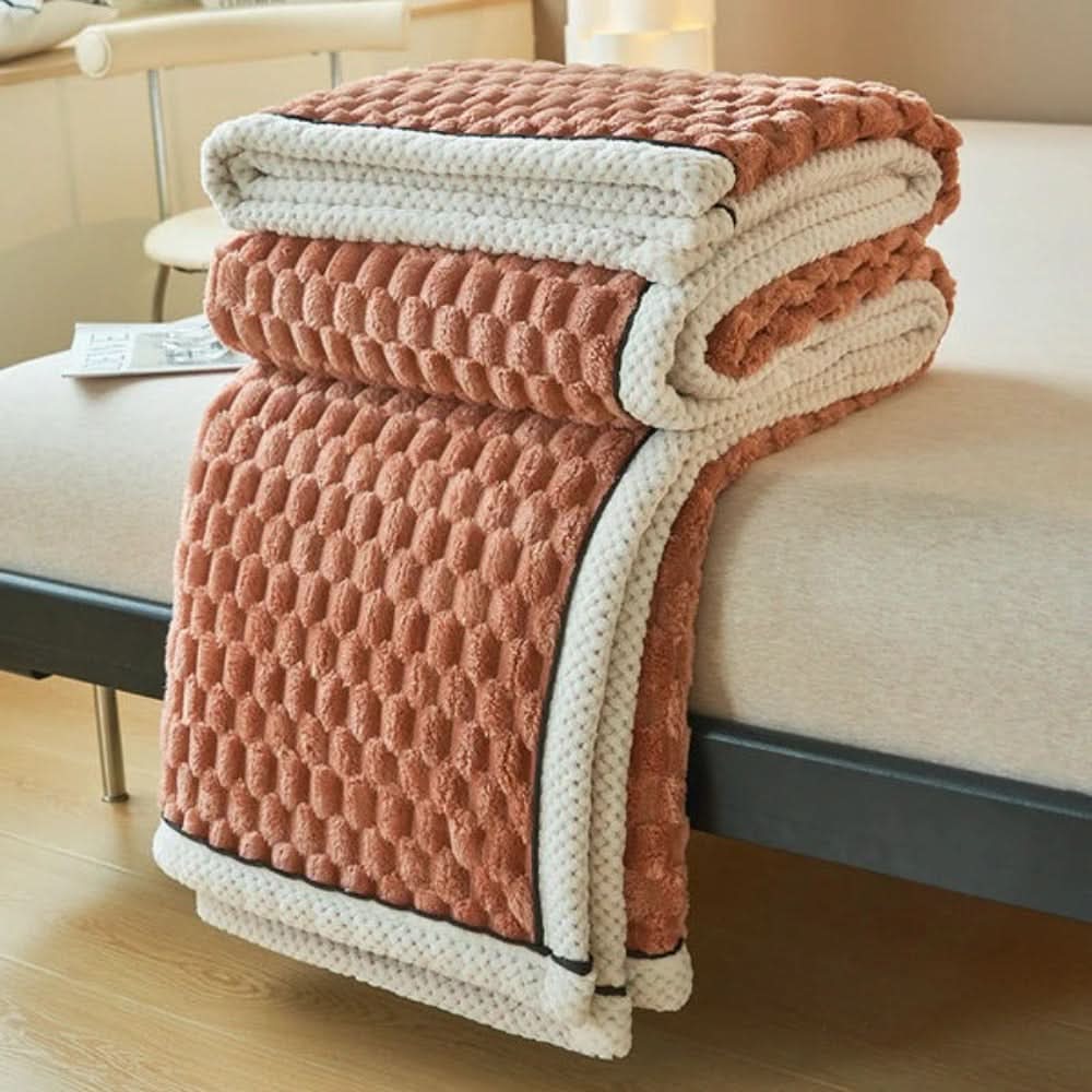 Couverture polaire Sherpa – douce, chaude et polyvalente