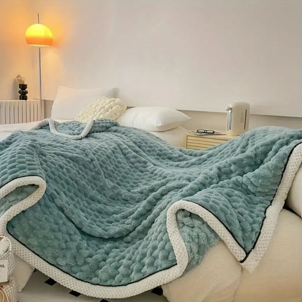 Couverture polaire Sherpa – douce, chaude et polyvalente