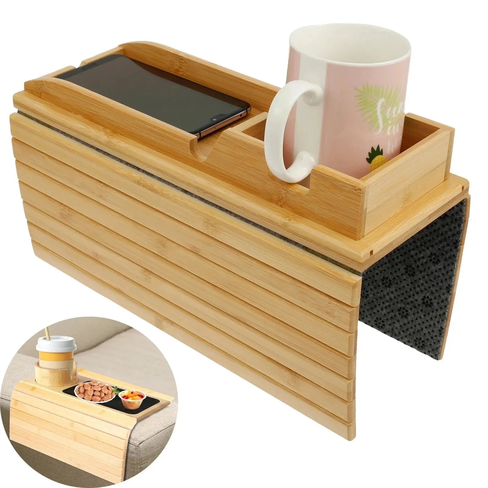 SofaTray™ – Porte-boissons pratique et plateau de table en un [50 % de réduction]