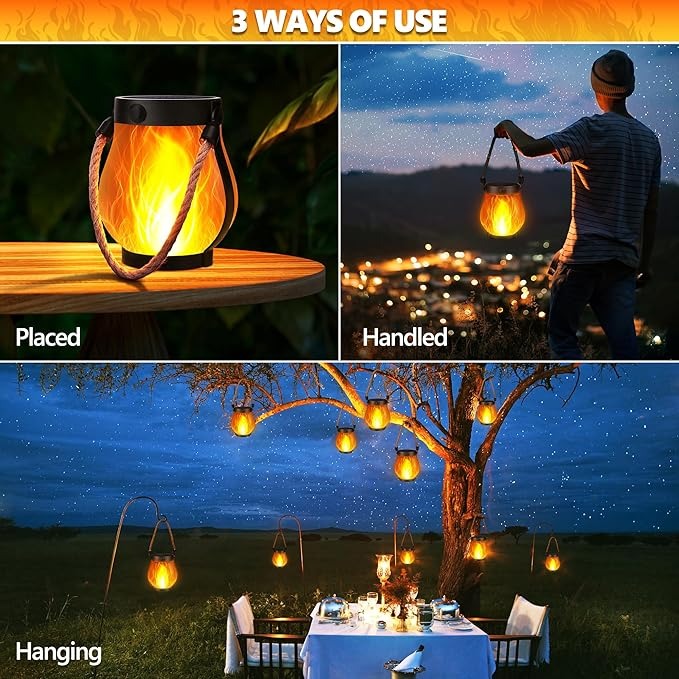 SolarFlame™ – Flamboiement enchanté pour des nuits pleines d’ambiance [50 % de réduction]