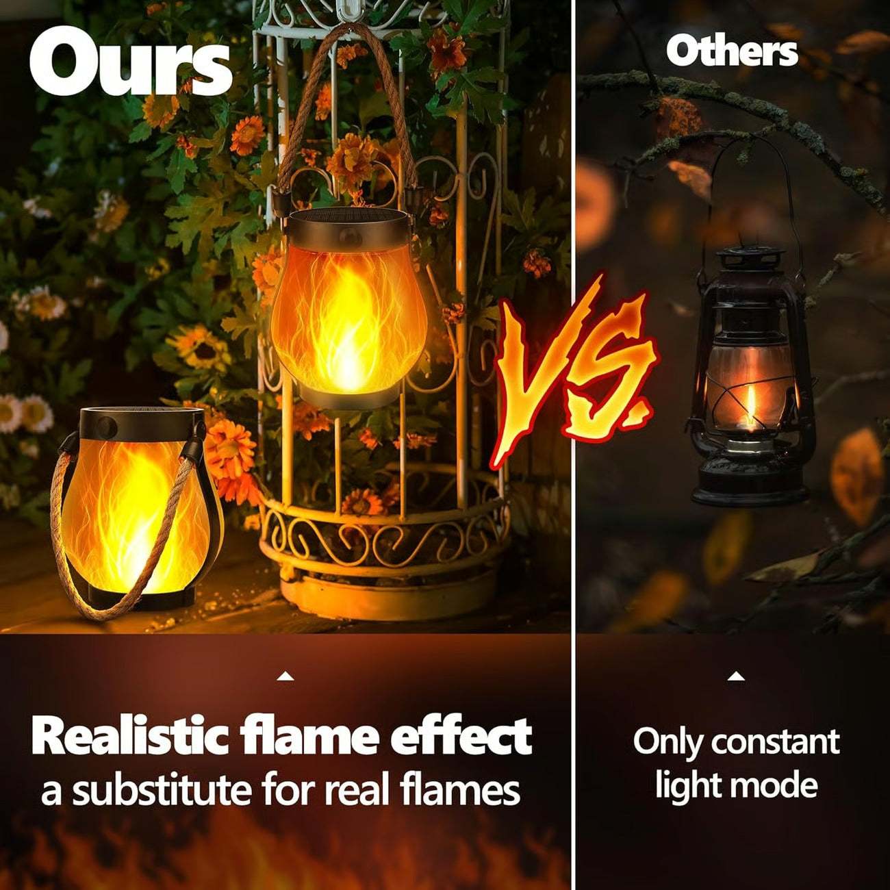 SolarFlame™ – Flamboiement enchanté pour des nuits pleines d’ambiance [50 % de réduction]