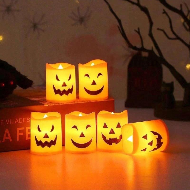 [Lot de 6] ScaryCandle™ – Lumière de bougie sans danger d’incendie pour une ambiance effrayante [50 % de réduction]