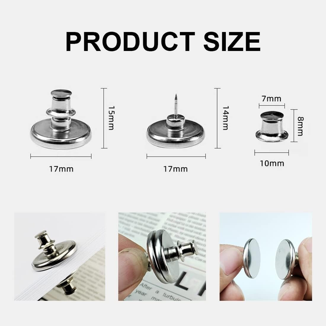 MagClip™ – Clips Opaques en Alliage Résistant [2 + 2 Gratuits]