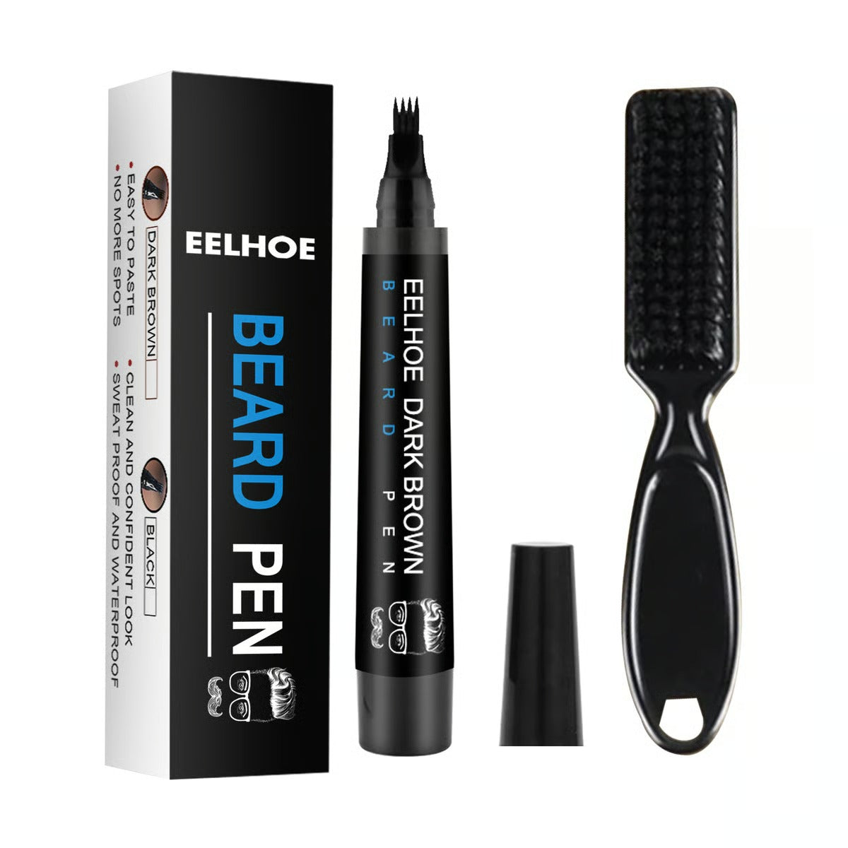 Stylo Crayon Barbe Précision – Remplissage et Contours Nets