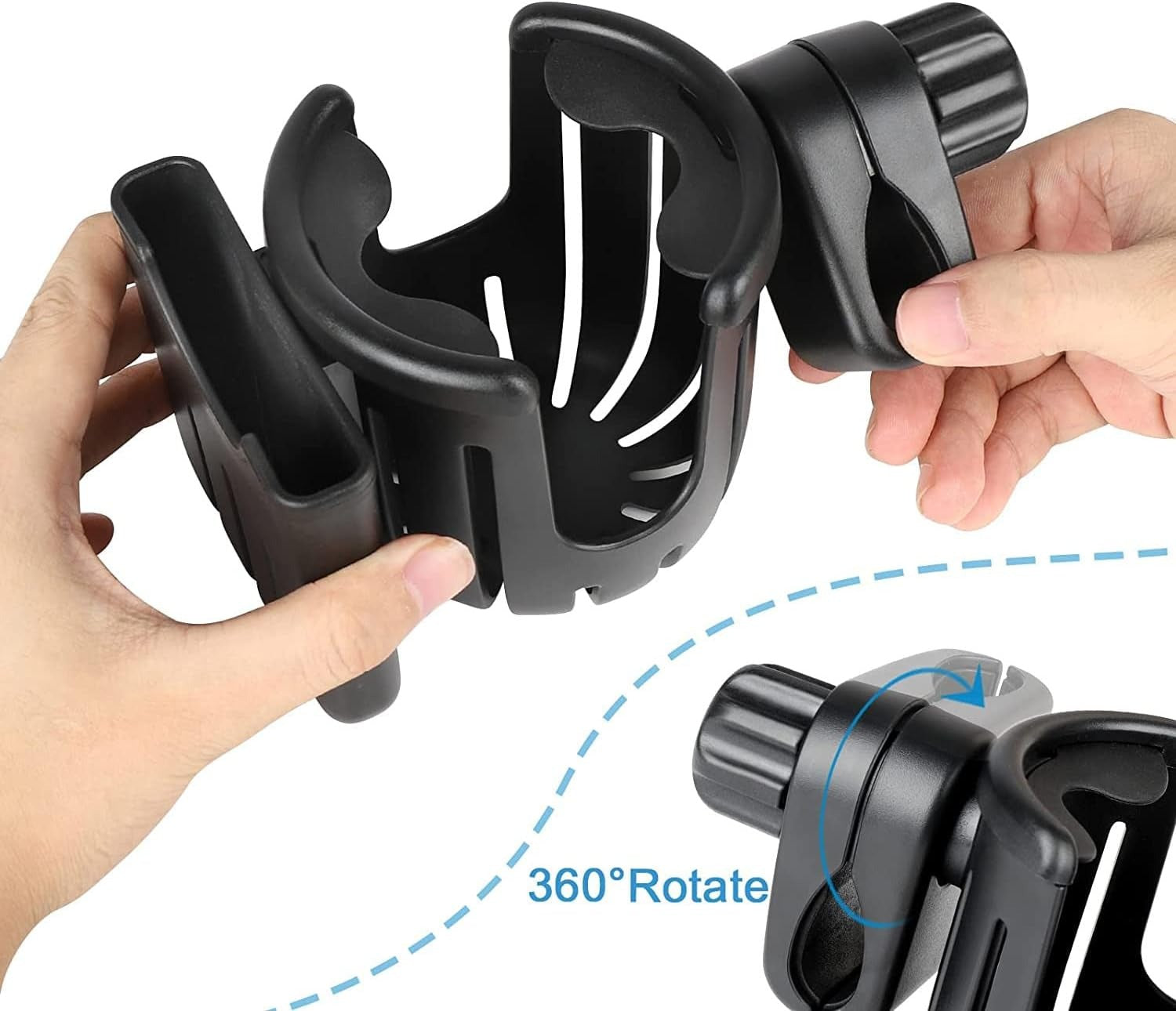 MultiHold™ – Support 2-en-1 avec Rotation à 360° [50% de Réduction]