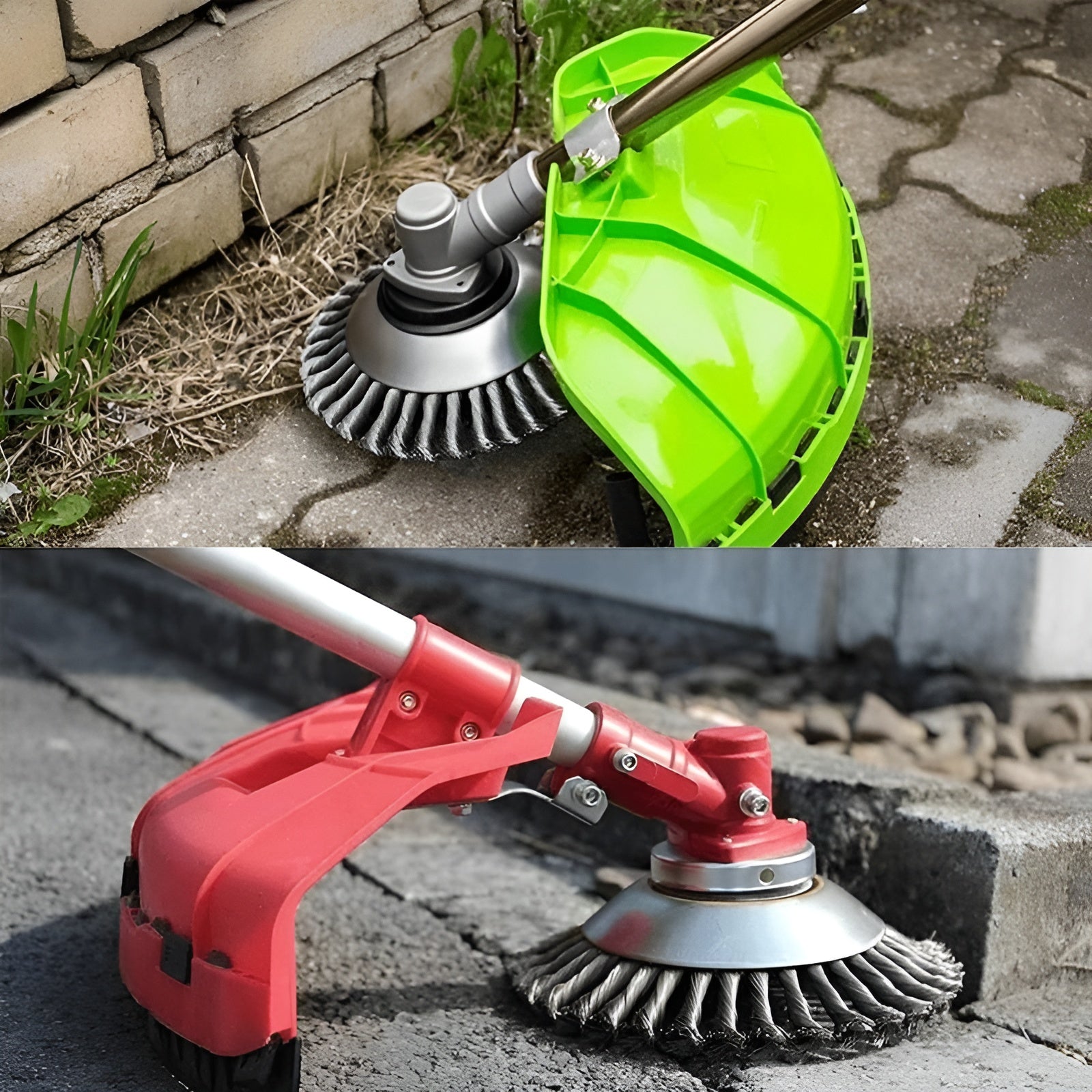 Accessoire Coupe-Bordures à Têtes Métalliques pour Éliminer les Mauvaises Herbes