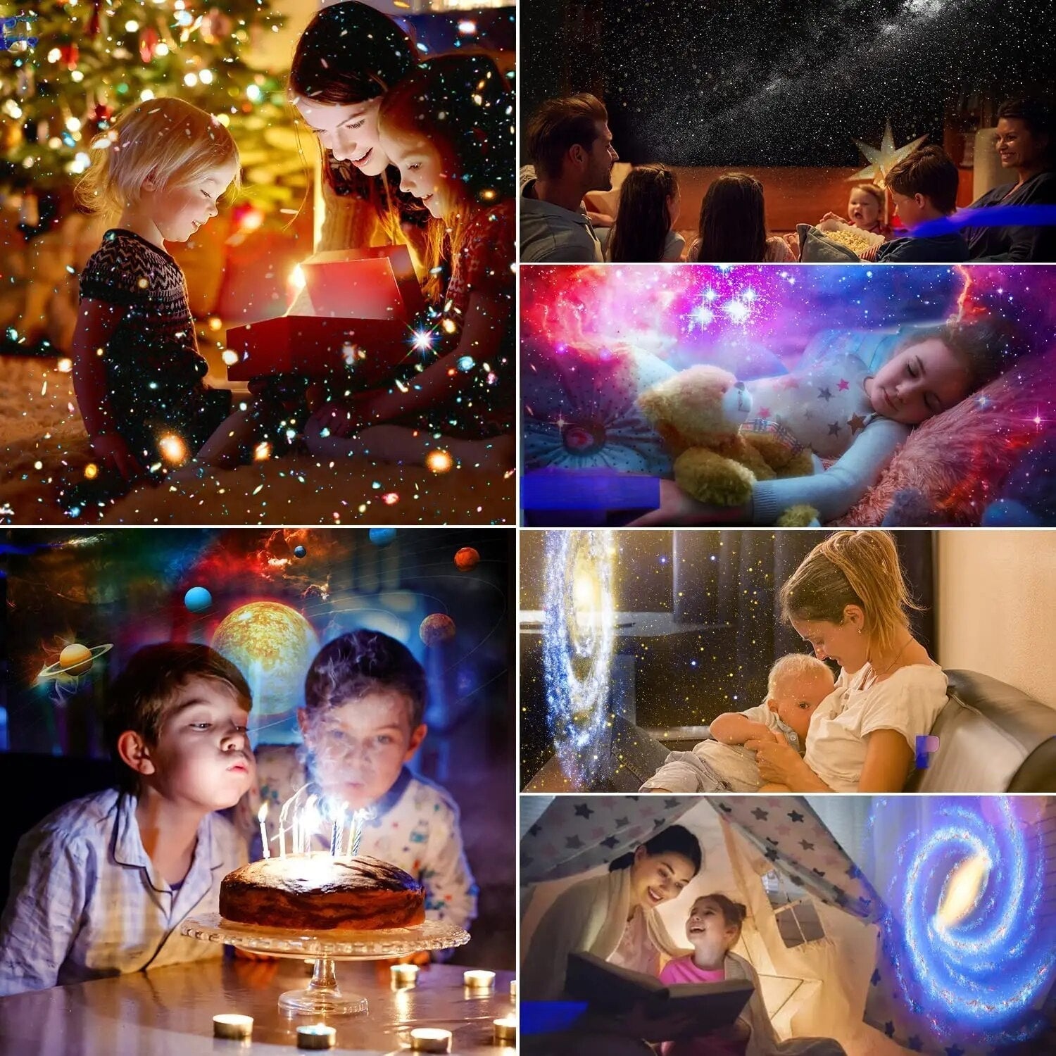 Projecteur d'étoiles galaxie HD – Ambiance lumineuse pour chambre