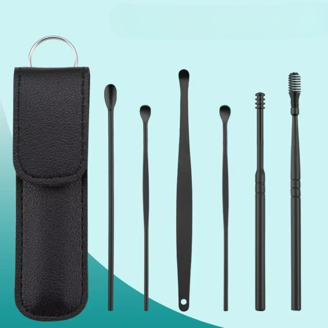Nettoyeur de Cérumen Réutilisable à Spirale pour Oreilles Propres