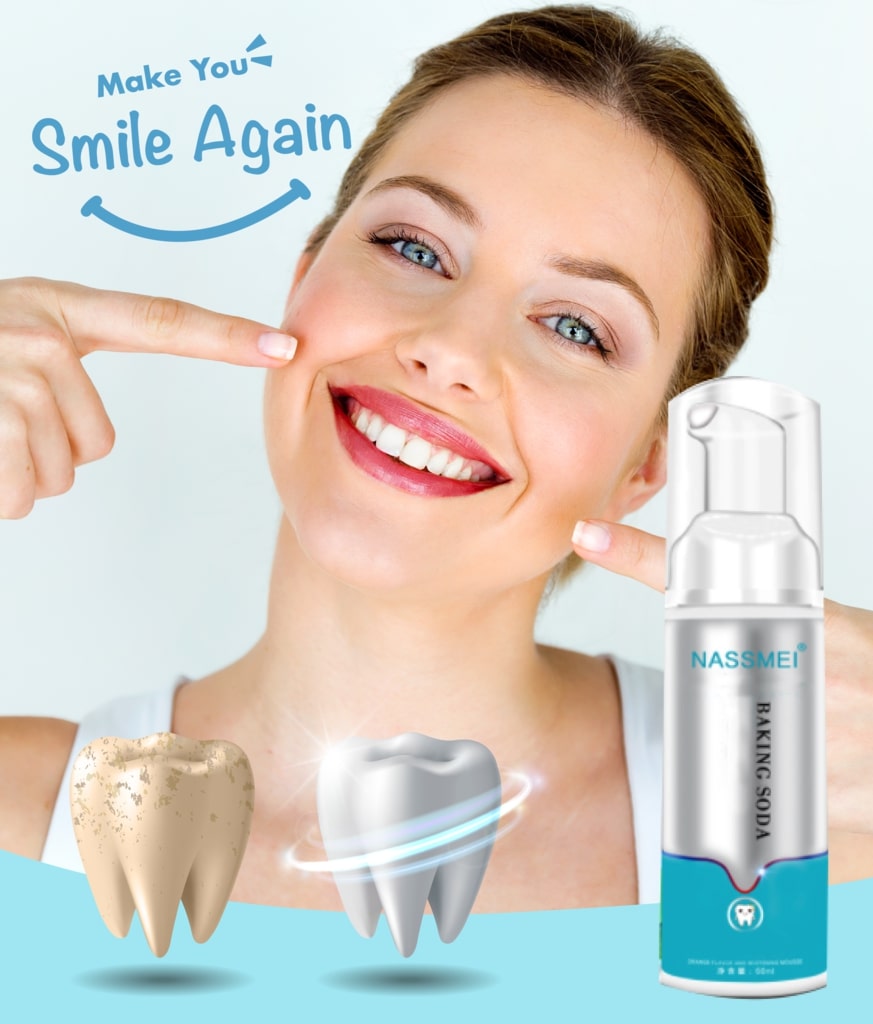 BrightFoam™ – Dentifrice moussant éclaircissant et rafraîchissant en profondeur [1 + 1 Gratuit]