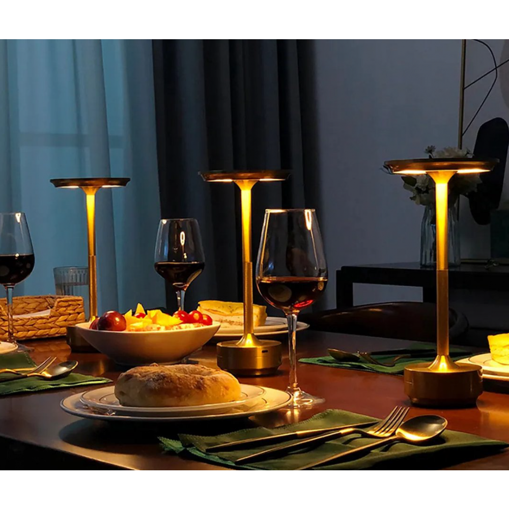 Lampe de table LED sans fil avec variateur tactile et batterie – IP44