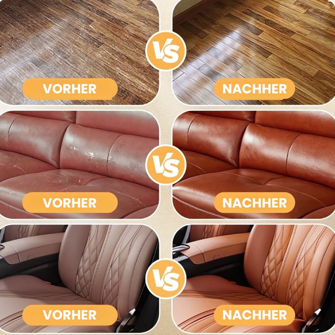 Baume Entretien Cuir – Soin Nourrissant pour Canapé, Voiture & Accessoires