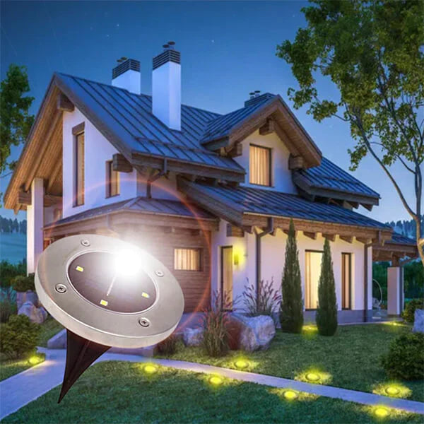 SolarSpot™ - Lampe solaire décorative pour allées extérieures [2 + 2 Gratuit]