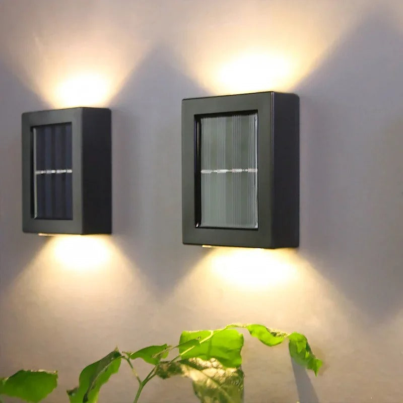 Applique Murale Extérieure avec LED Blanc Chaud – Lot de 4