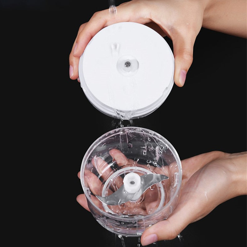 Mini-hachoir électrique compact rechargeable sans BPA