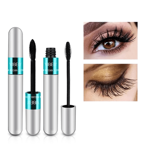 Mascara Volumisant Fibres de Soie 4D – Cils Longs, Denses et Waterproof