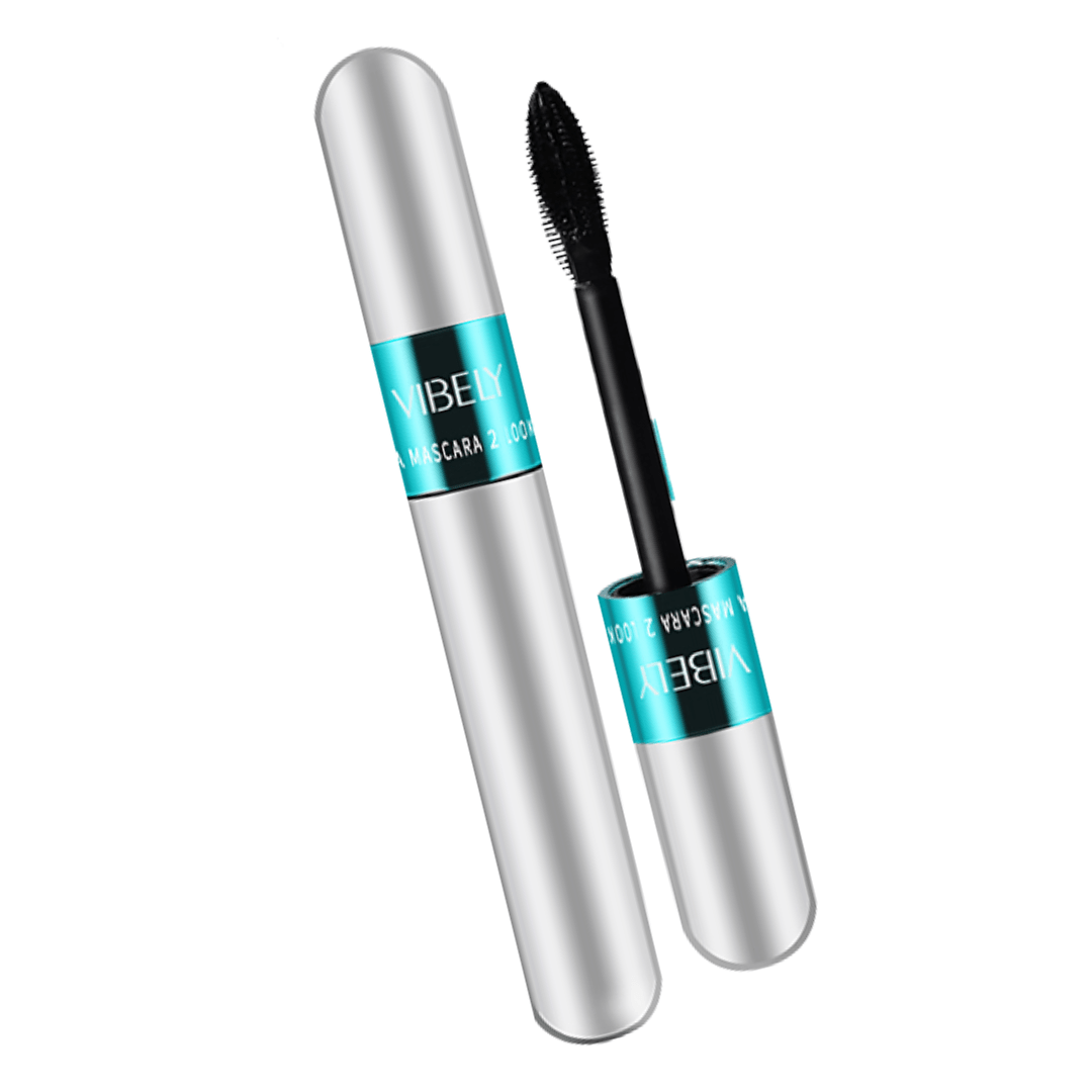 Mascara Volumisant Fibres de Soie 4D – Cils Longs, Denses et Waterproof