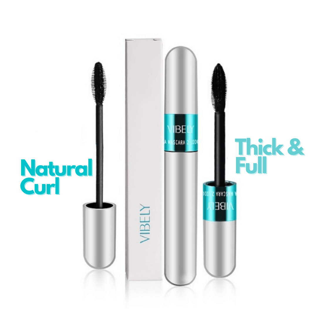 Mascara Volumisant Fibres de Soie 4D – Cils Longs, Denses et Waterproof
