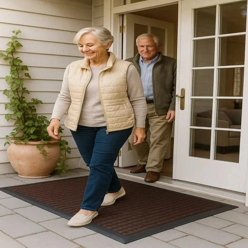 Tapis anti-poussière pour intérieur et extérieur – antidérapant et résistant aux intempéries
